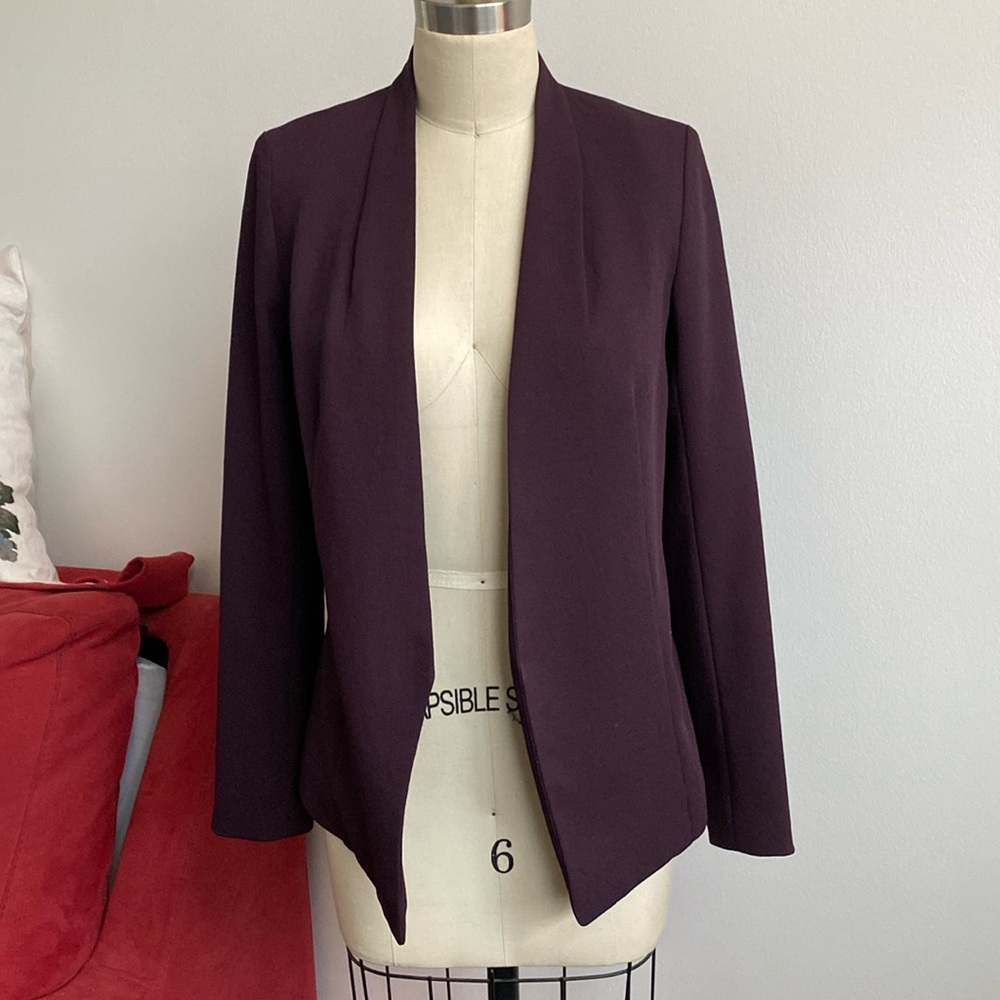 BABATON ARITZIA eggplant, blazer, size 4